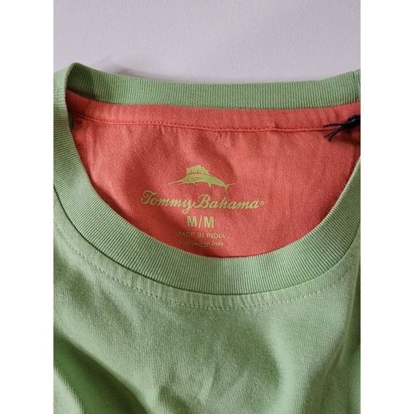 Nwt Tommy Bahama Green crew neck t-shirt tee New - Picture 4 of 4